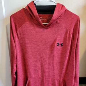 Red Under Armour light weight hoodie